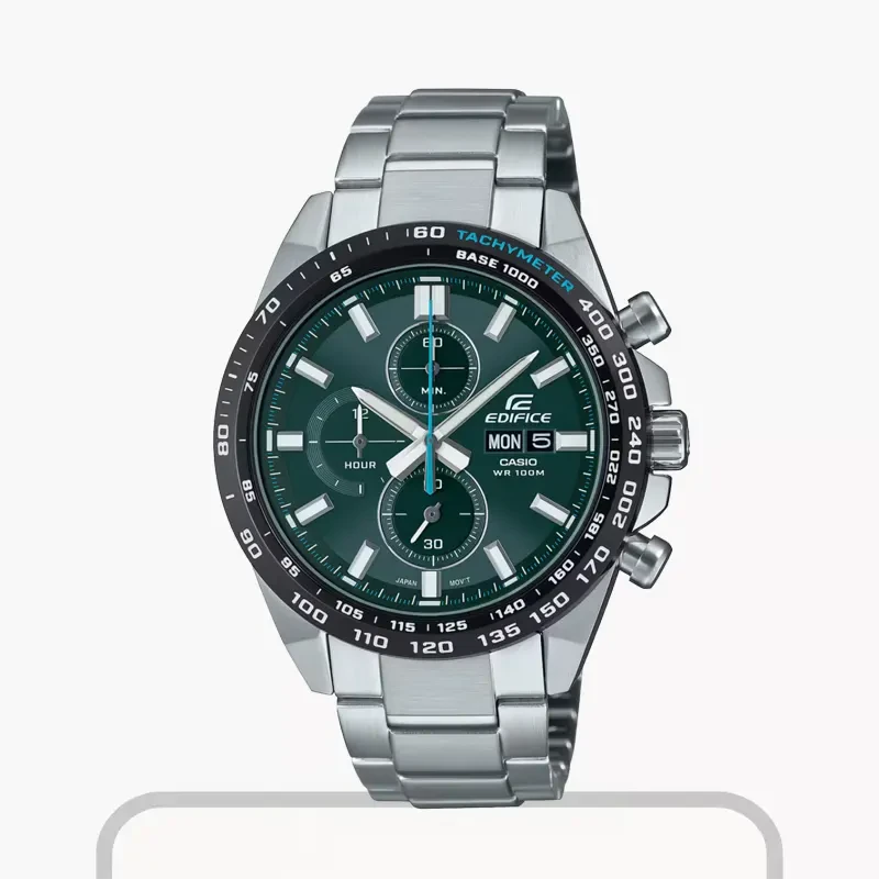 Casio Edifice Analog Green Dial Men's Watch- EFR-574DB-3AV